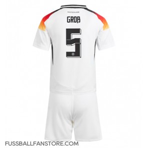 Deutschland Pascal Gross #5 Replik Heimtrikot Kinder EM 2024 Kurzarm (+ Kurze Hosen)